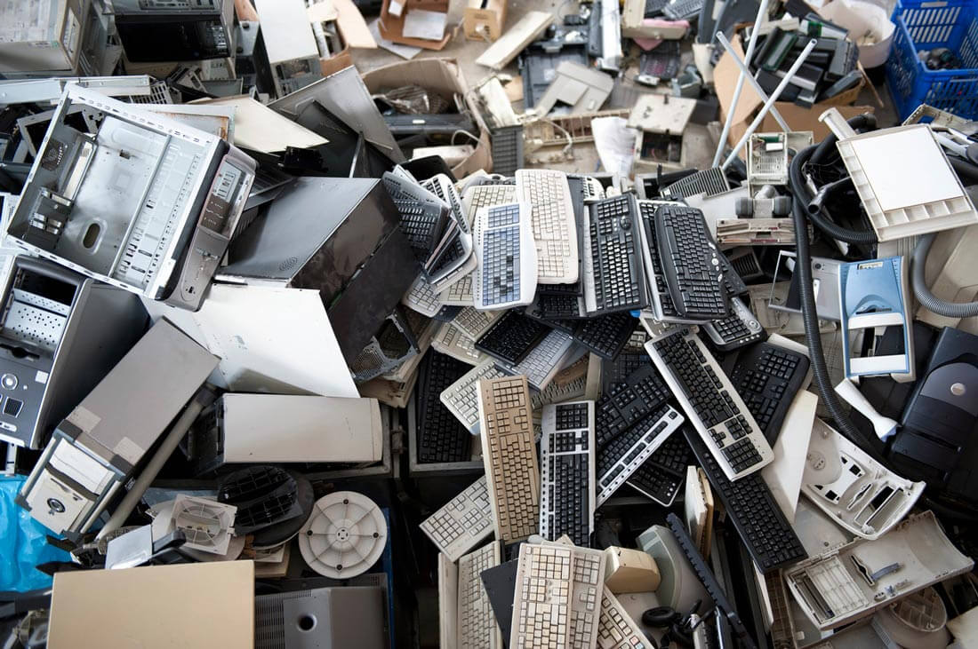 destrucción de productos electrónicos Leonardo Gestión de Residuos